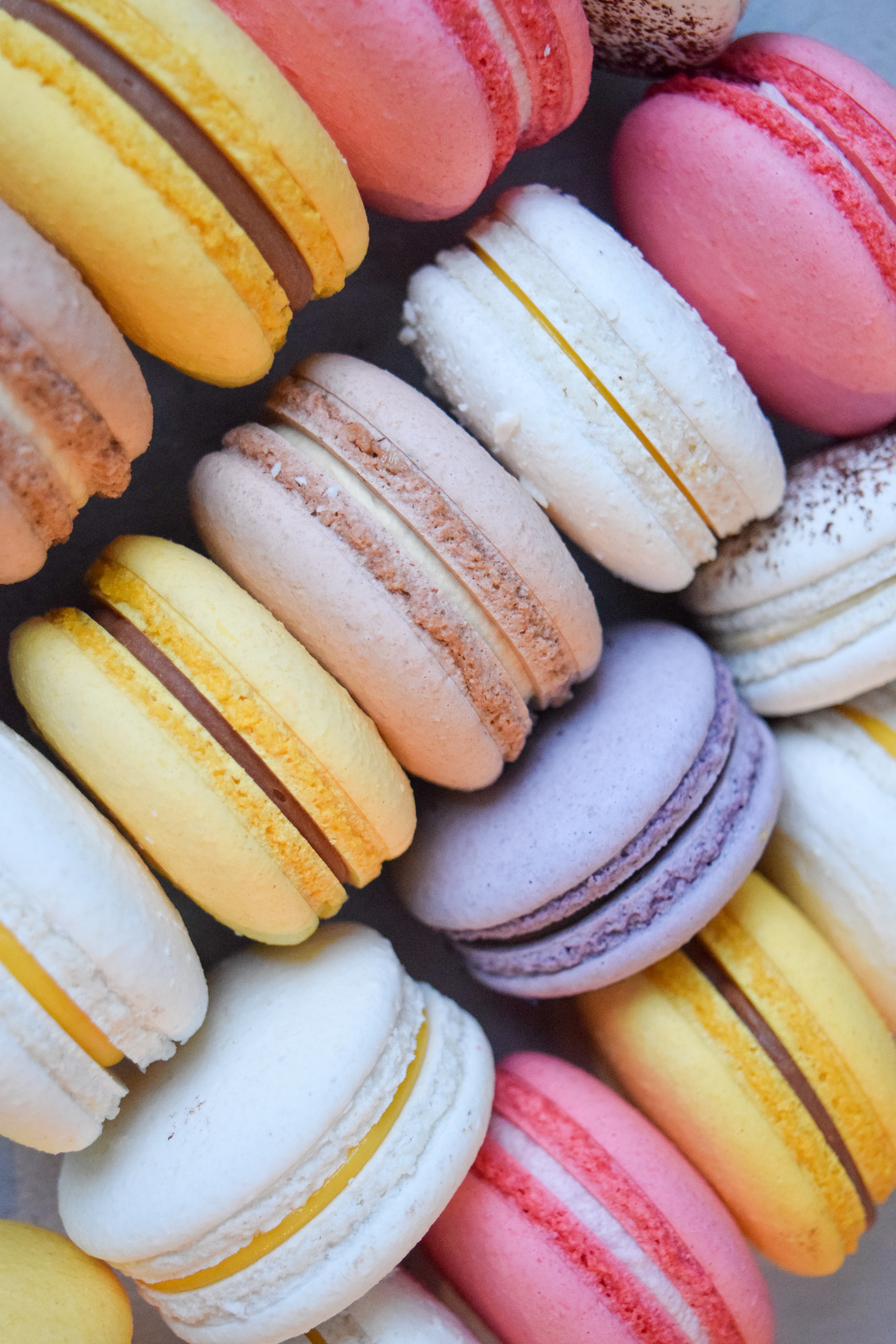 Handcrafted French macarons